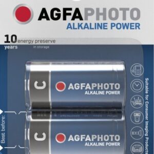 Patareid Agfaphoto Alkaline LR14-1,5V-2tk pakendis