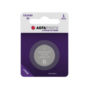 AgfaPhoto liitium nööppatareid CR2450-3V-1tk