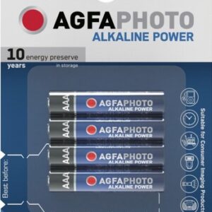 Patareid Agfaphoto Alkaline AAA/LR03-1,5V-4tk pakendis