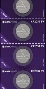 AgfaPhoto liitium nööppatareid CR2032-3V-5 tk ripp-pakis